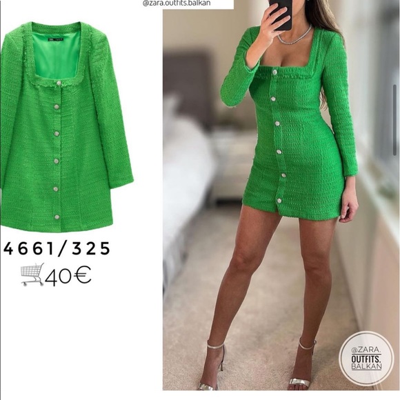 Flash sale🔥Zara tweed dress bloggers fav - Picture 12 of 16